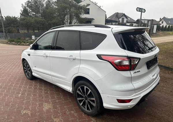 Ford Kuga cena 77500 przebieg: 59450, rok produkcji 2018 z Tuchola małe 781